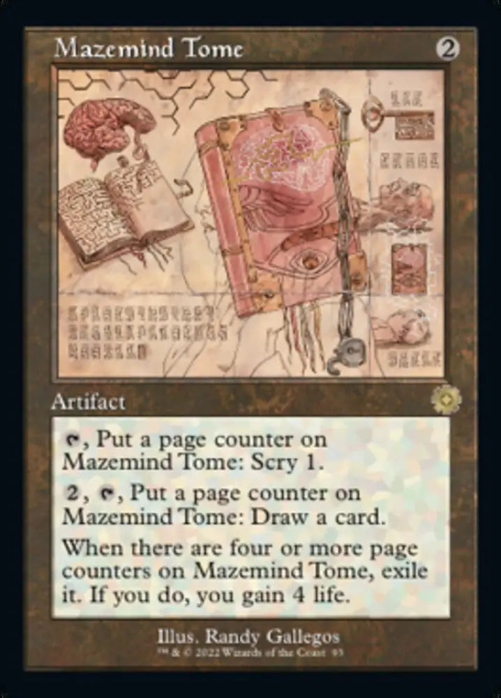 Mazemind Tome (Retro Schematic) [The Brothers’ War Retro Artifacts] - MTG Single