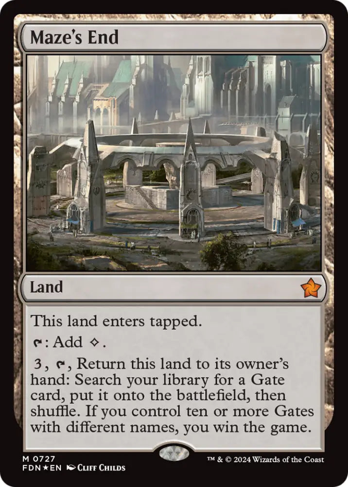 Maze’s End [Foundations] - MTG Single