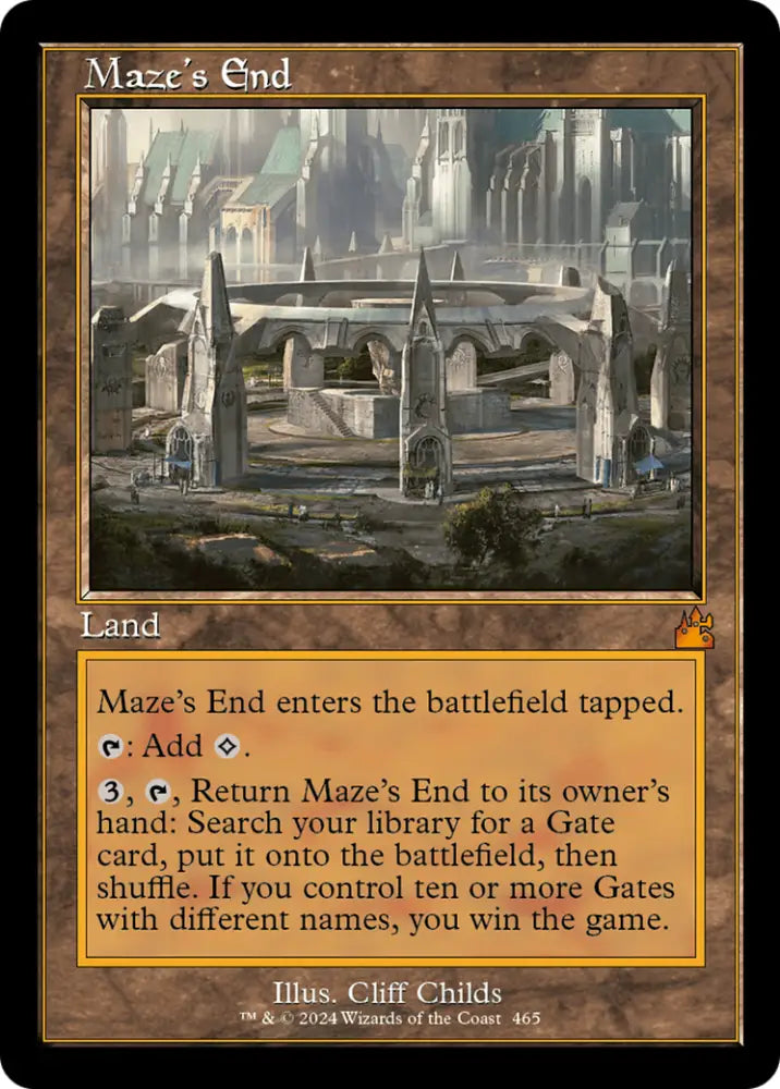 Maze’s End (Retro Frame) [Ravnica Remastered] - MTG Single