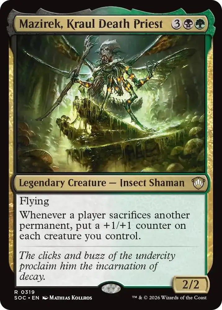 Mazirek, Kraul Death Priest (319) [Secrets of Strixhaven Commander]