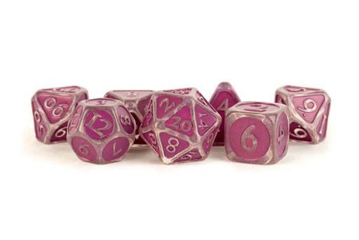 MDG Enamel Acrylic 7 Dice Set Ice Purple 16mm - Accessoire