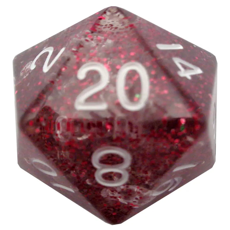 MDG Mega Acrylic Dice d20 Ethereal Light Purple White - Accessoire