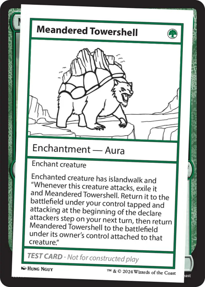 Meandered Towershell [Mystery Booster 2 Playtest Cards] - MTG Single