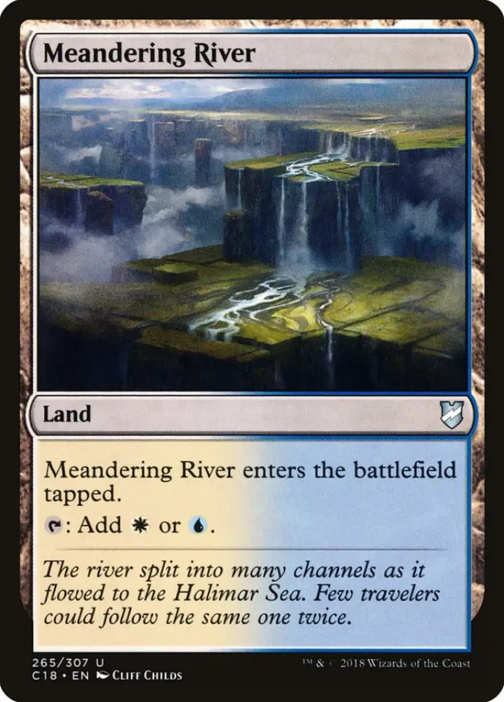 Meandering River [Commander 2018] - MTG Single