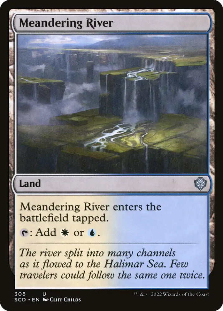 Meandering River [Starter Commander Decks] - MTG Single