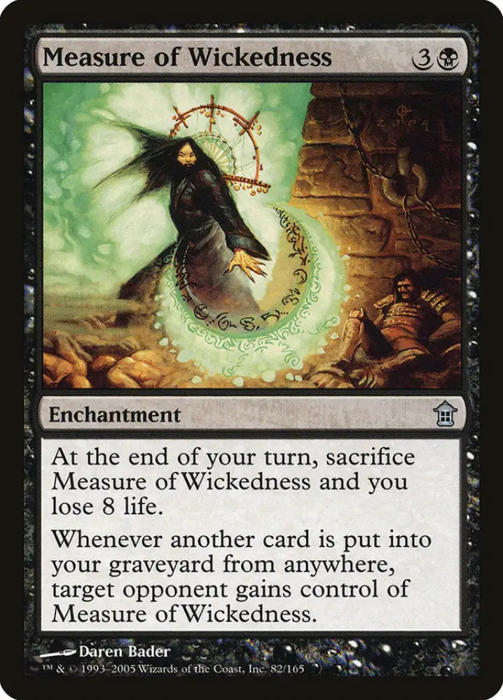 Measure of Wickedness [Saviors of Kamigawa] - MTG Single
