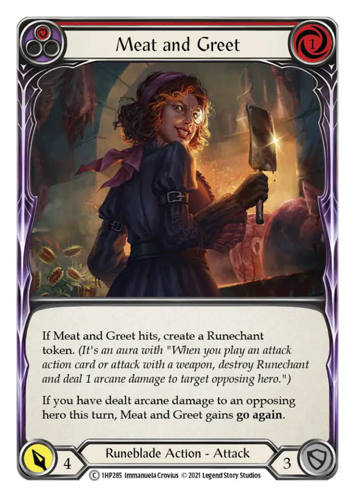 Meat and Greet (Red) [1HP285] (History Pack 1) - Flesh And Blood Single
