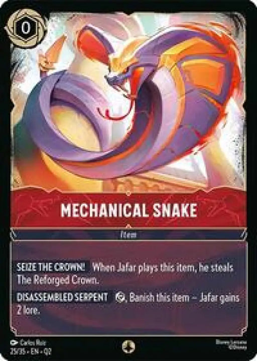 Mechanical Snake [Illumineer's Quest: Palace Heist]