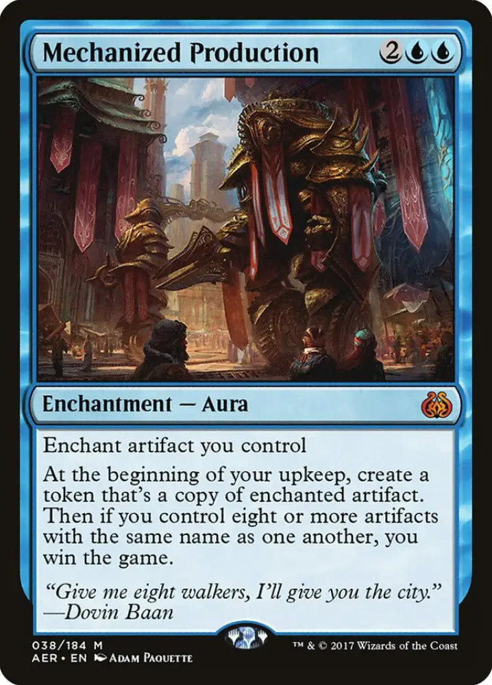 Mechanized Production [Aether Revolt] - MTG Single