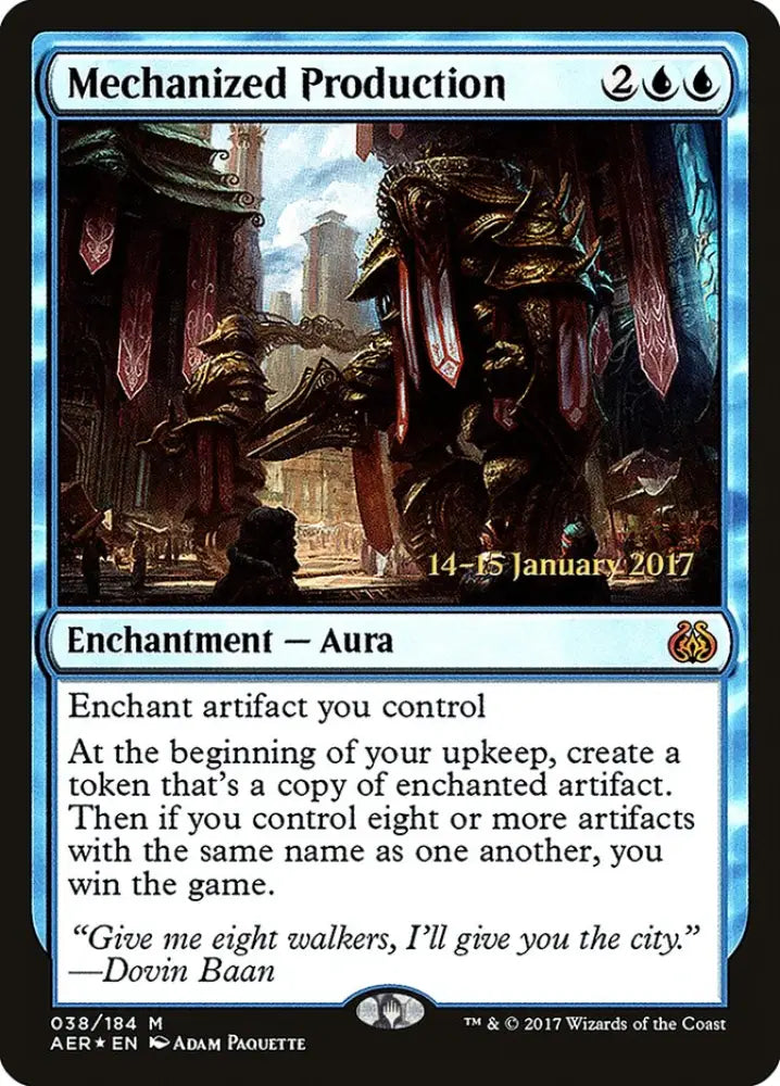 Mechanized Production [Aether Revolt Prerelease Promos] - MTG Single