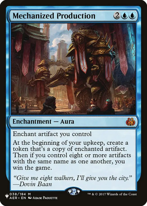 Mechanized Production [The List] - MTG Single