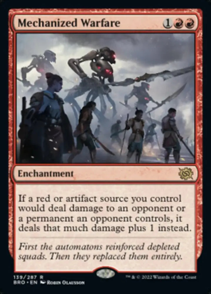 Mechanized Warfare [The Brothers’ War] - MTG Single