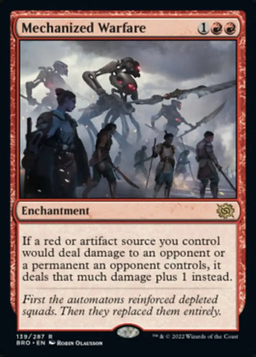 Mechanized Warfare [The Brothers’ War] - MTG Single