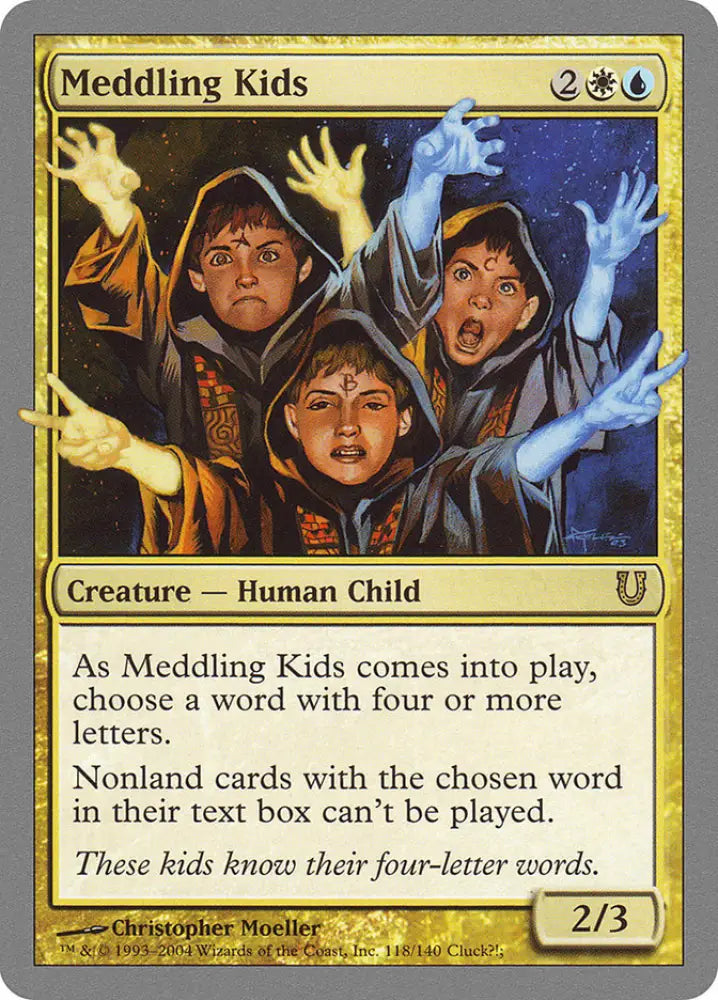 Meddling Kids [Unhinged] - MTG Single