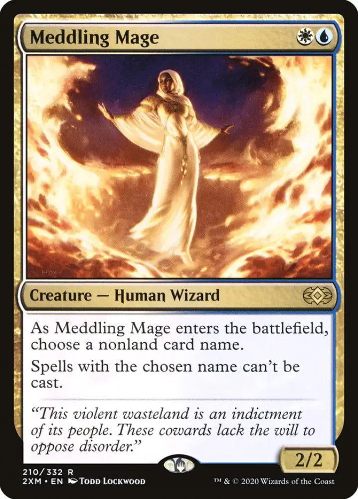 Meddling Mage [Double Masters] - MTG Single
