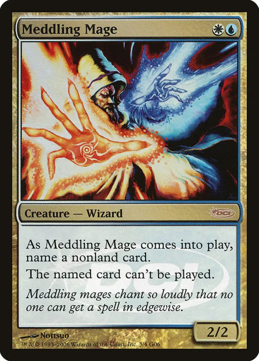 Meddling Mage [Judge Gift Cards 2006] - MTG Single