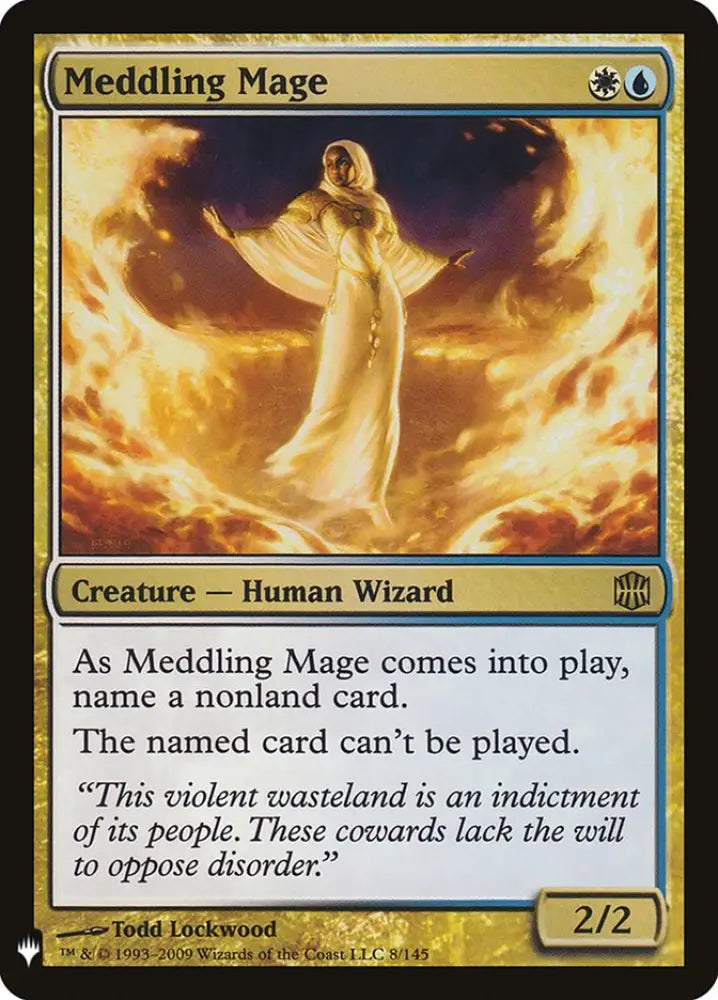 Meddling Mage [Mystery Booster] - MTG Single