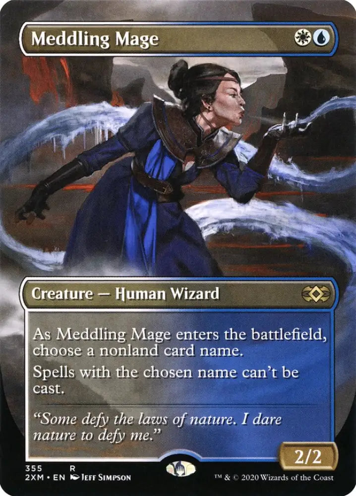 Meddling Mage (Toppers) [Double Masters] - MTG Single
