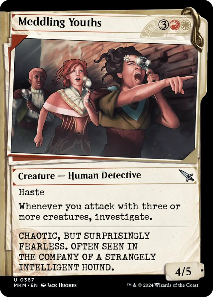 Meddling Youths (Showcase) [Murders at Karlov Manor] - MTG Single