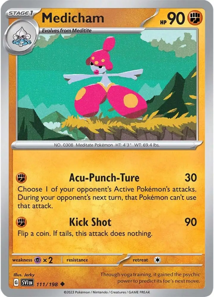 Medicham (111/198) [Scarlet & Violet: Base Set] - Pokemon Single