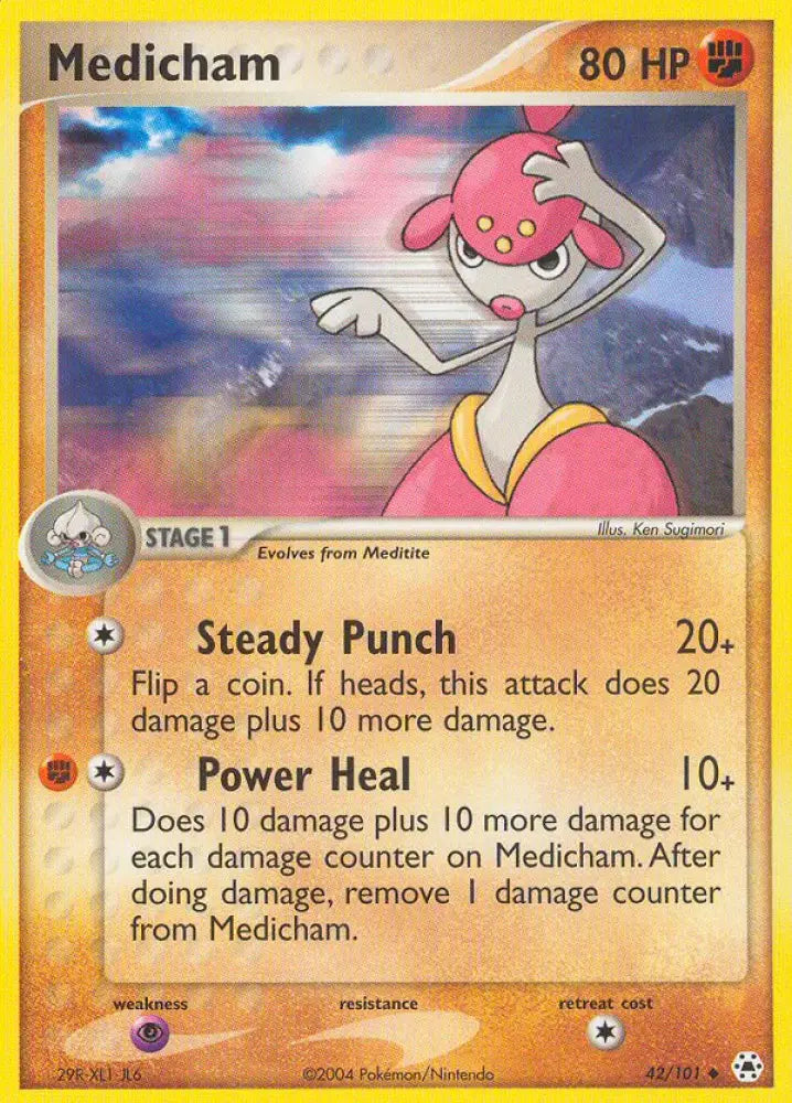 Medicham (42/101) [EX: Hidden Legends] - Pokemon Single