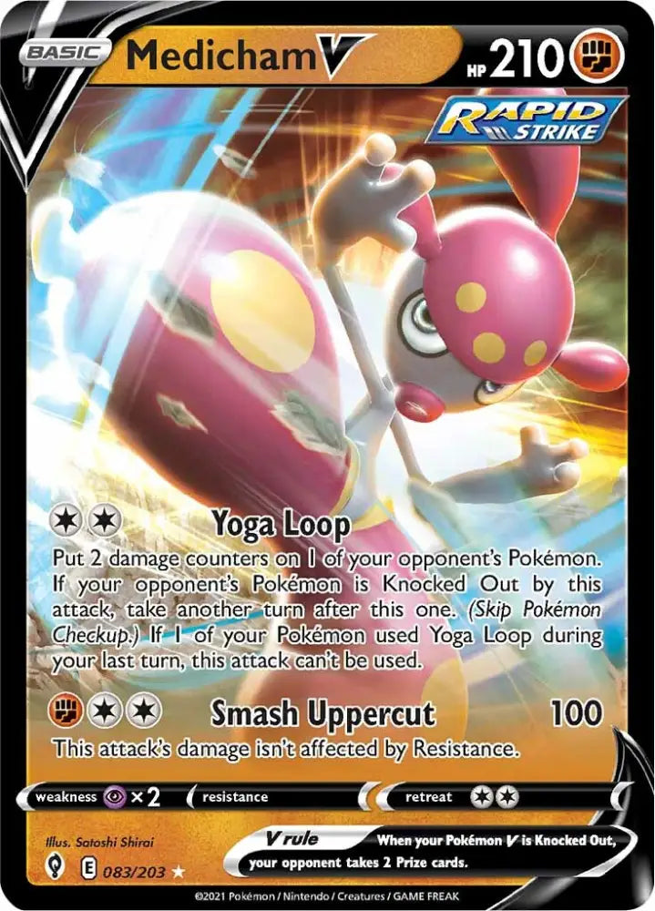 Medicham V (083/203) [Sword & Shield: Evolving Skies] - Pokemon Single