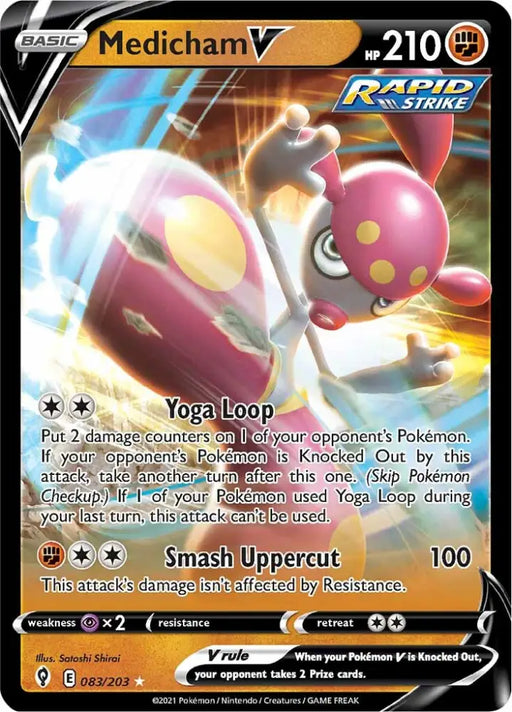 Medicham V (083/203) [Sword & Shield: Evolving Skies] - Pokemon Single