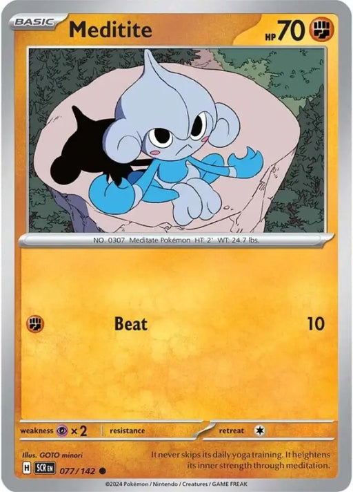 Meditite (077/142) [Scarlet & Violet: Stellar Crown] - Pokemon Single