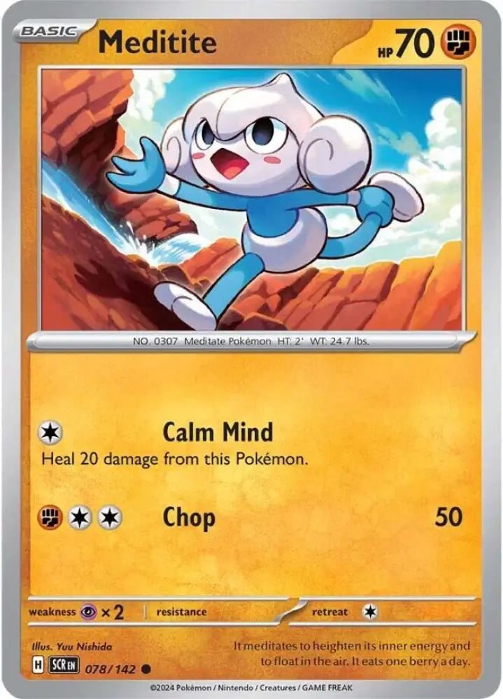 Meditite (078/142) [Scarlet & Violet: Stellar Crown] - Pokemon Single