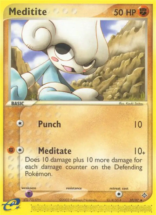 Meditite (37/97) [EX: Dragon] - Pokemon Single