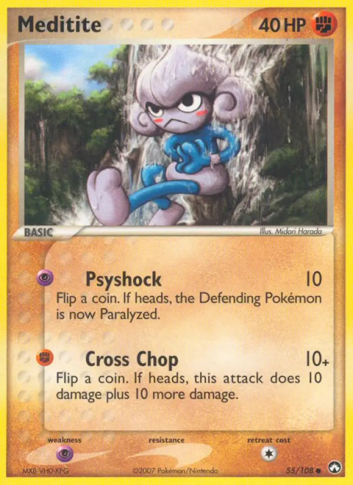 Meditite (55/108) [EX: Power Keepers] - Pokemon Single