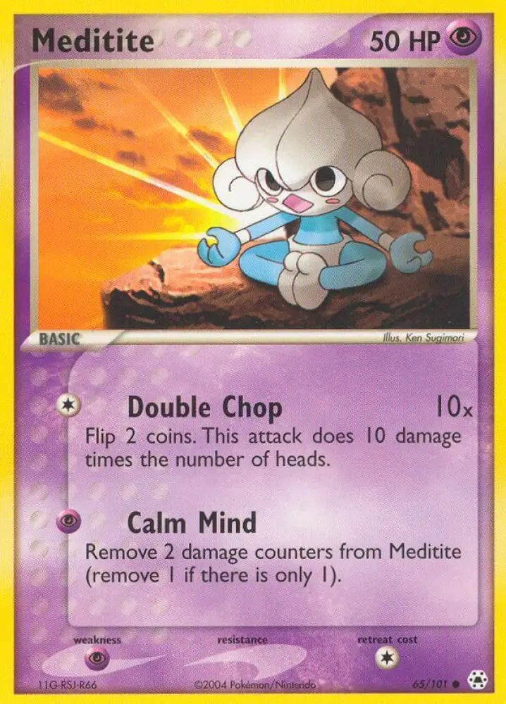 Meditite (65/101) [EX: Battle Stadium] - Pokemon Single