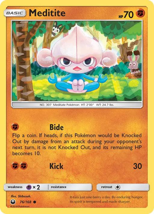Meditite (76/168) [Sun & Moon: Celestial Storm] - Pokemon Single