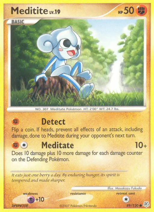 Meditite (89/130) [Diamond & Pearl: Base Set] - Pokemon Single
