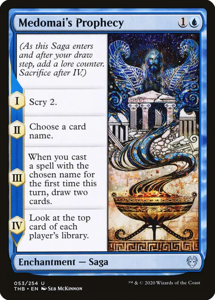 Medomai’s Prophecy [Theros Beyond Death] - MTG Single
