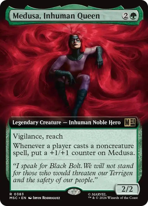 Medusa, Inhuman Queen (Extended Art) (383) [Marvel Super Heroes Commander]