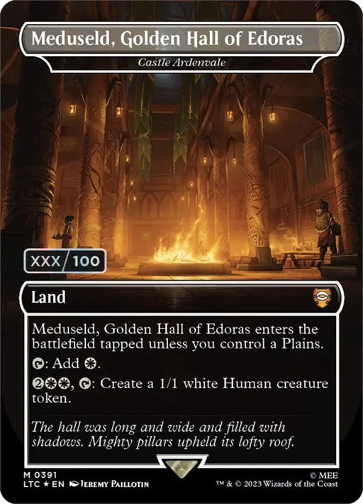 Meduseld Golden Hall of Edoras - Castle Ardenvale (Serialized) [The Lord of the Rings: Tales of Middle-Earth Commander]