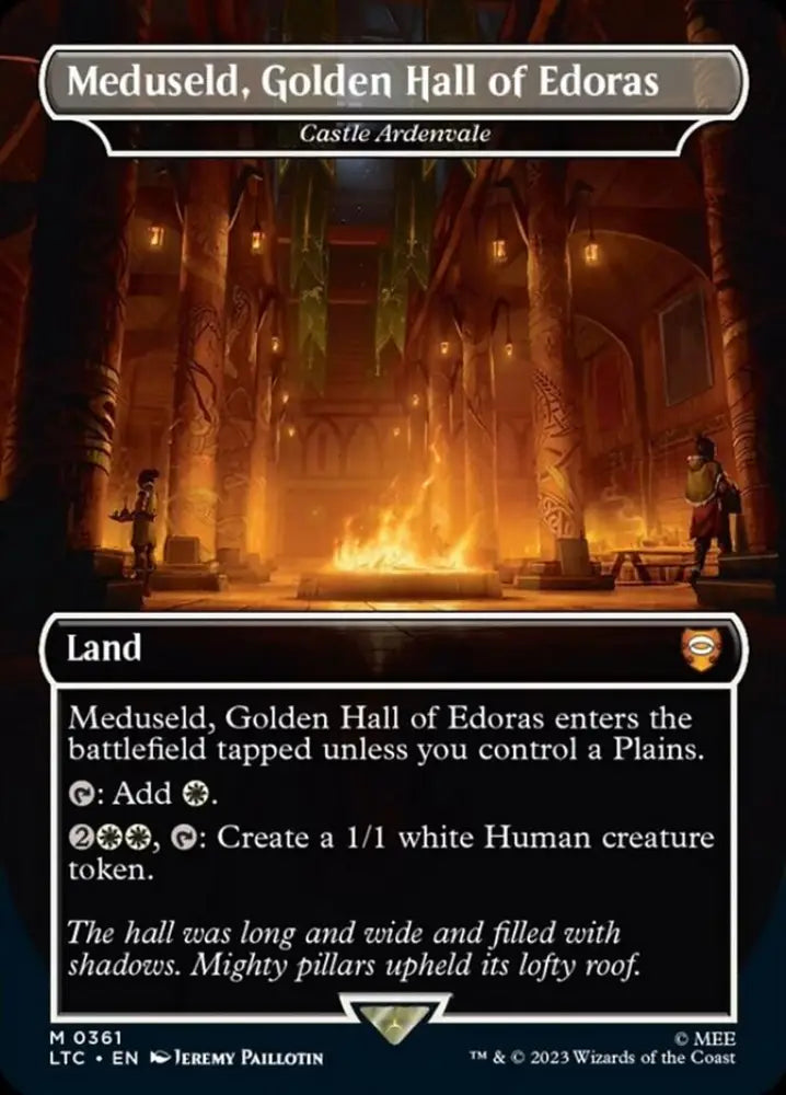 Meduseld Golden Hall of Edoras - Castle Ardenvale [The Lord of the Rings: Tales of Middle-Earth Commander] - MTG Single