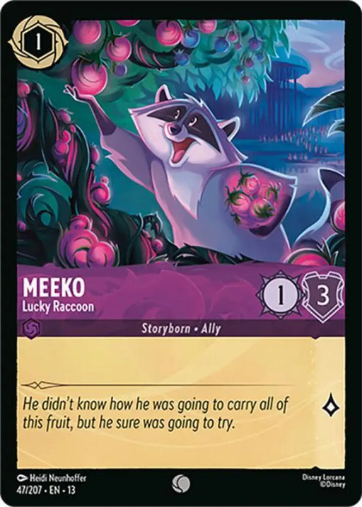 Meeko - Lucky Raccoon (47/204) [Attack of the Vine!]