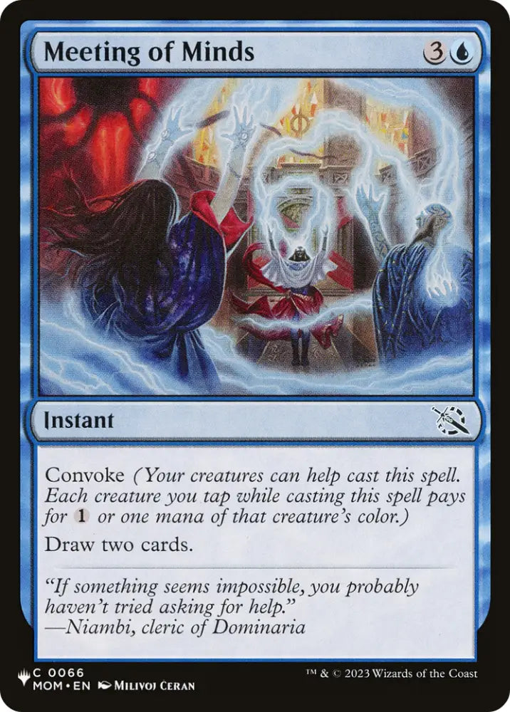 Meeting of Minds [The List] - MTG Single