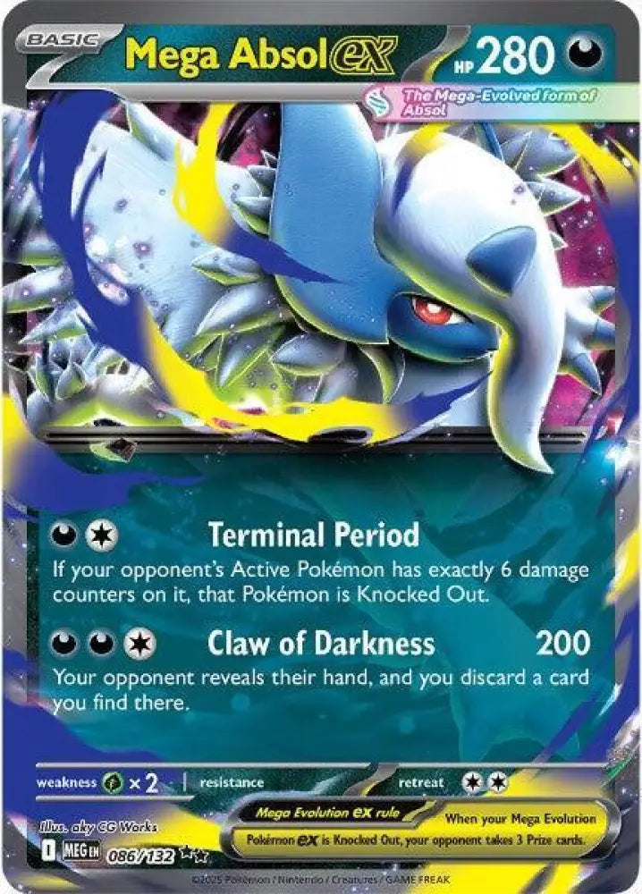 Mega Absol ex - 086/132 [ME01: Mega Evolution]