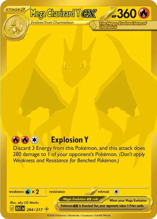 Mega Charizard Y ex - 294/217 [ME: Ascended Heroes]