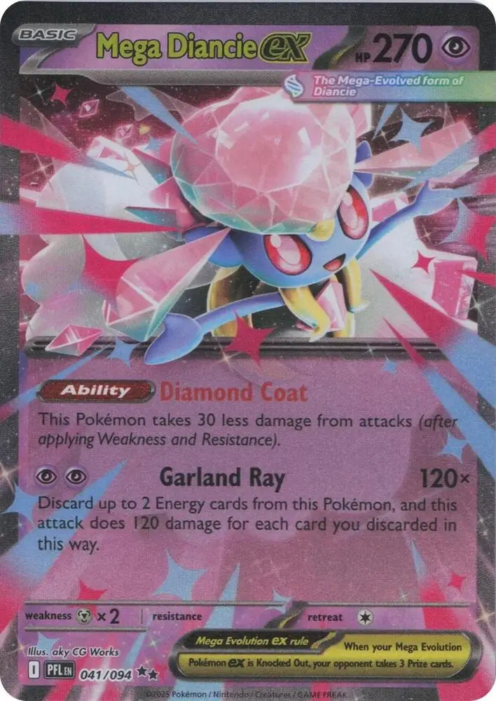 Mega Diancie ex (041/094) [ME02: Phantasmal Flames]
