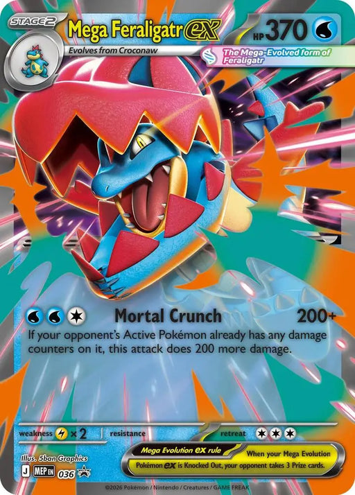 Mega Feraligatr ex - 036 [ME: Mega Evolution Promo]