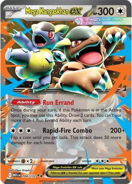 Mega Kangaskhan ex - 104/132 [ME01: Mega Evolution]
