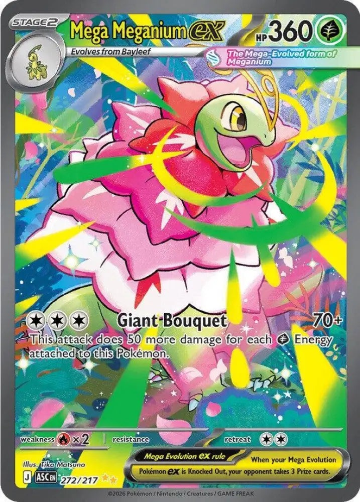 Mega Meganium ex - 272/217 [ME: Ascended Heroes]