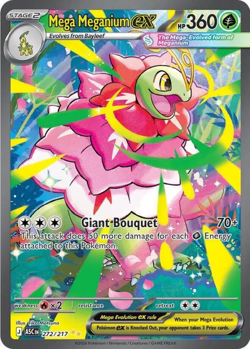 Mega Meganium ex - 272/217 [ME: Ascended Heroes]
