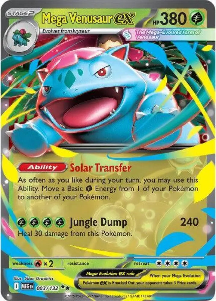 Mega Venusaur ex - 003/132 [ME01: Mega Evolution]