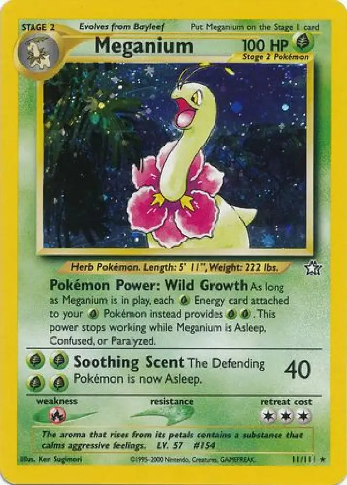 Meganium (11/111) [Neo Genesis Unlimited] - Pokemon Single