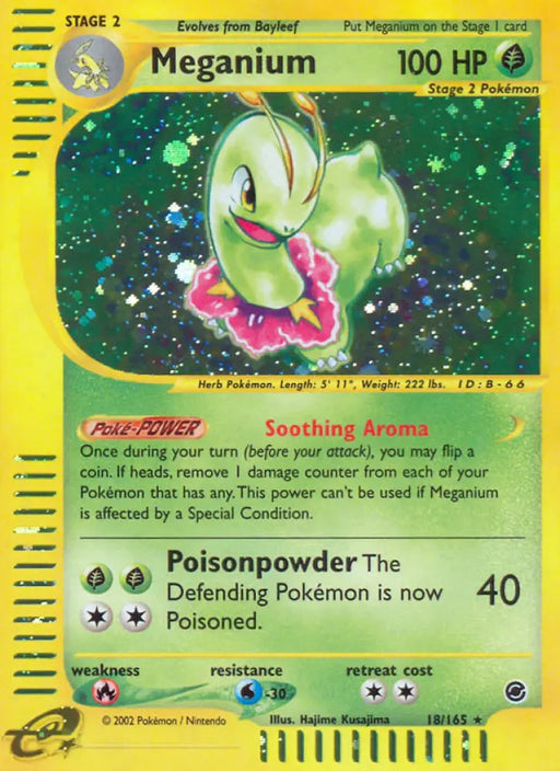 Meganium (18/165) [Expedition: Base Set] - Pokemon Single